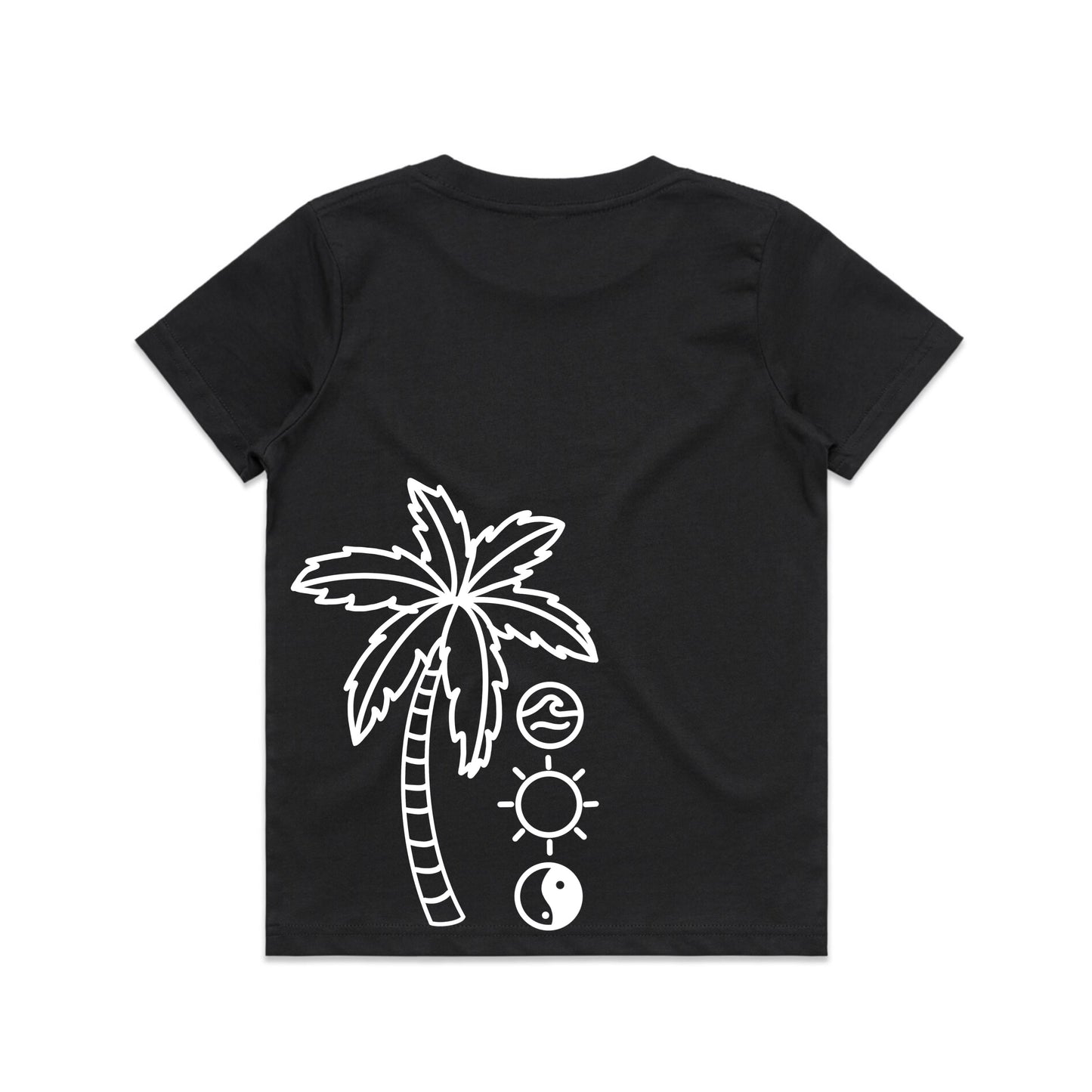Grom Palm Trio Black tee
