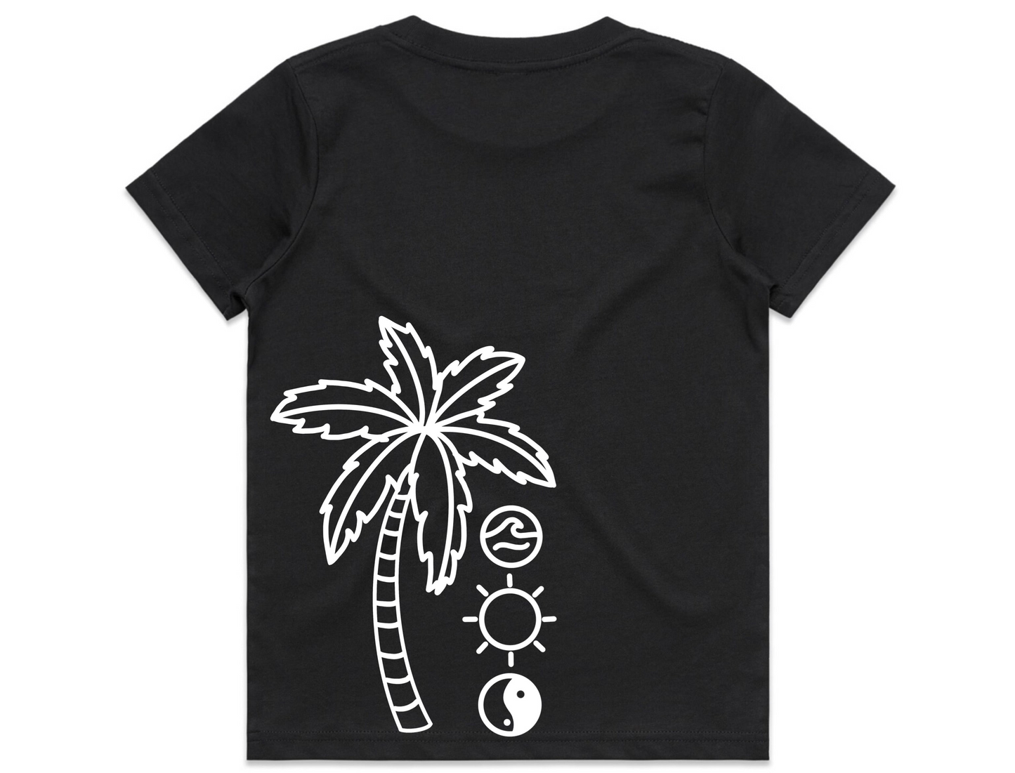 Grom Palm Trio Black tee